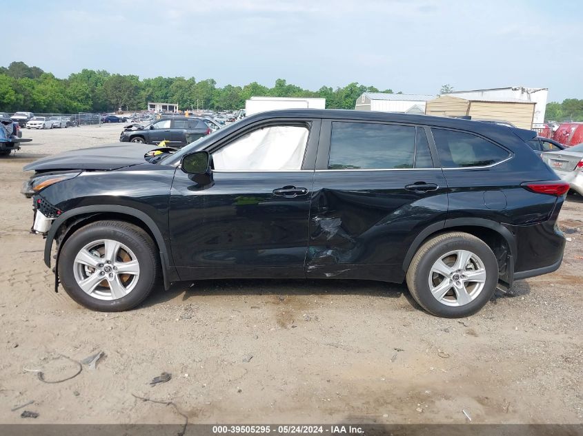 2023 Toyota Highlander L VIN: 5TDKDRBH1PS032161 Lot: 39505295