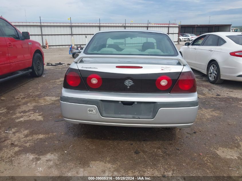 2004 Chevrolet Impala VIN: 2G1WF52E849426019 Lot: 39505316