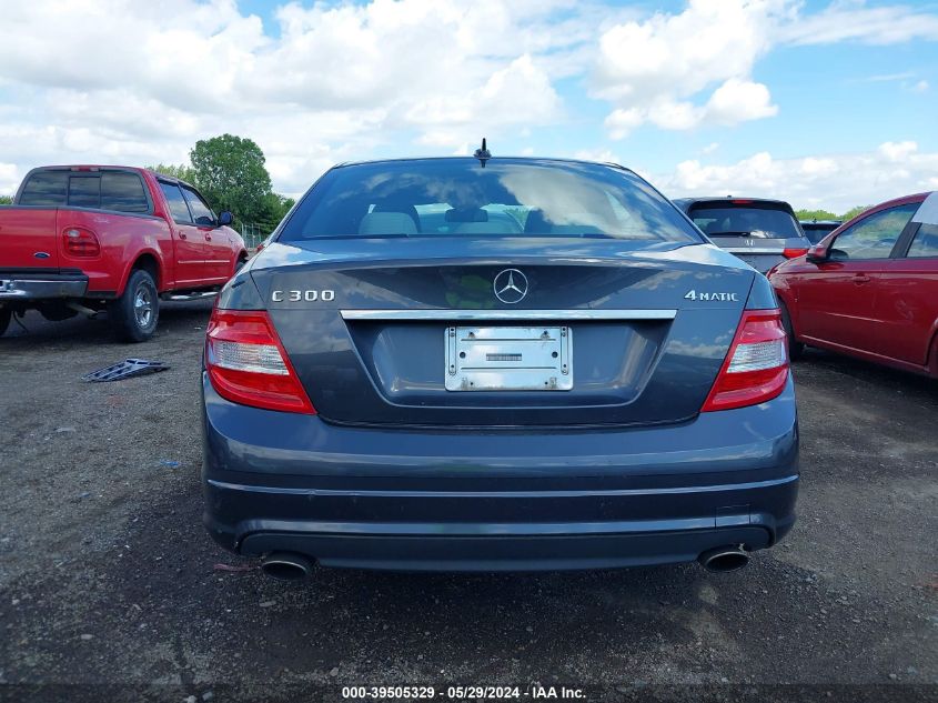 2010 Mercedes-Benz C 300 Luxury 4Matic/Sport 4Matic VIN: WDDGF8BB6AF431697 Lot: 39505329