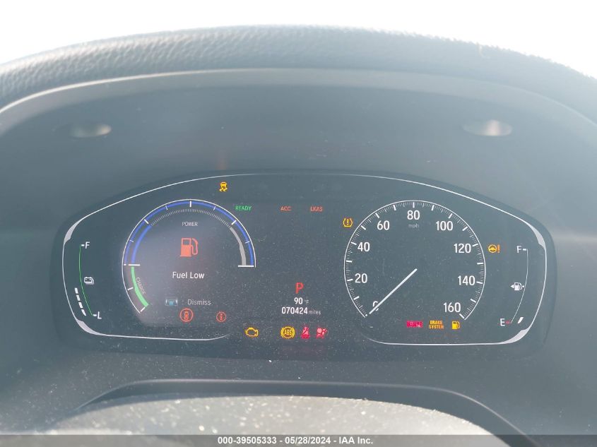 2022 Honda Insight Ex VIN: 19XZE4F59NE006526 Lot: 39505333