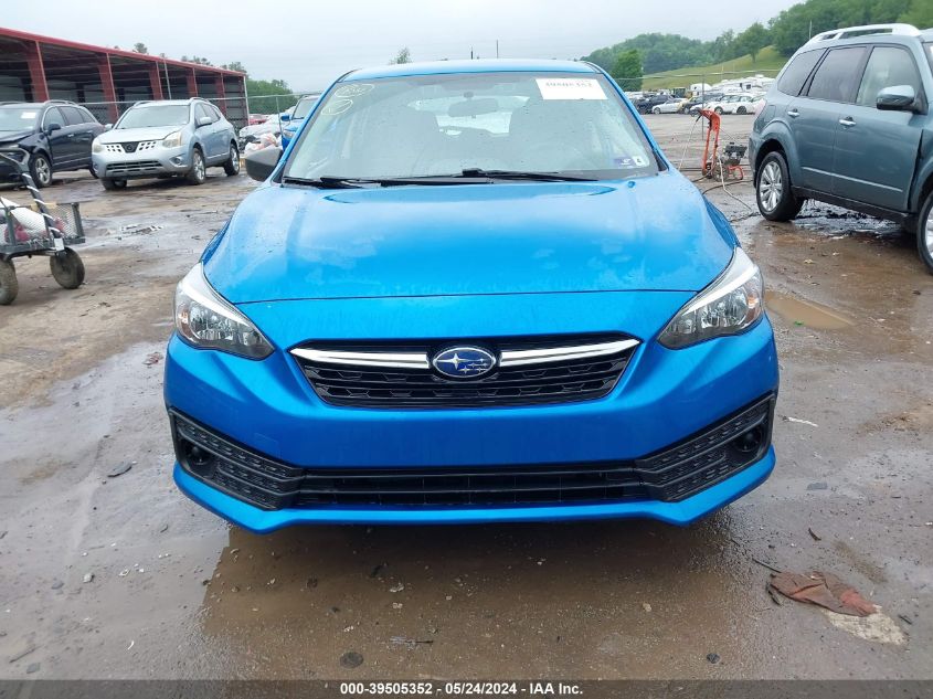 2021 Subaru Impreza 5-Door VIN: 4S3GTAB65M3704275 Lot: 39505352