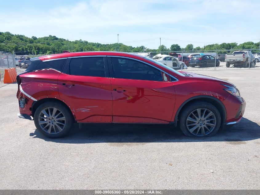 2021 Nissan Murano Sv Fwd VIN: 5N1AZ2BJ0MC123731 Lot: 39505360