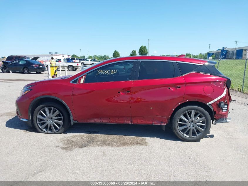 2021 Nissan Murano Sv Fwd VIN: 5N1AZ2BJ0MC123731 Lot: 39505360