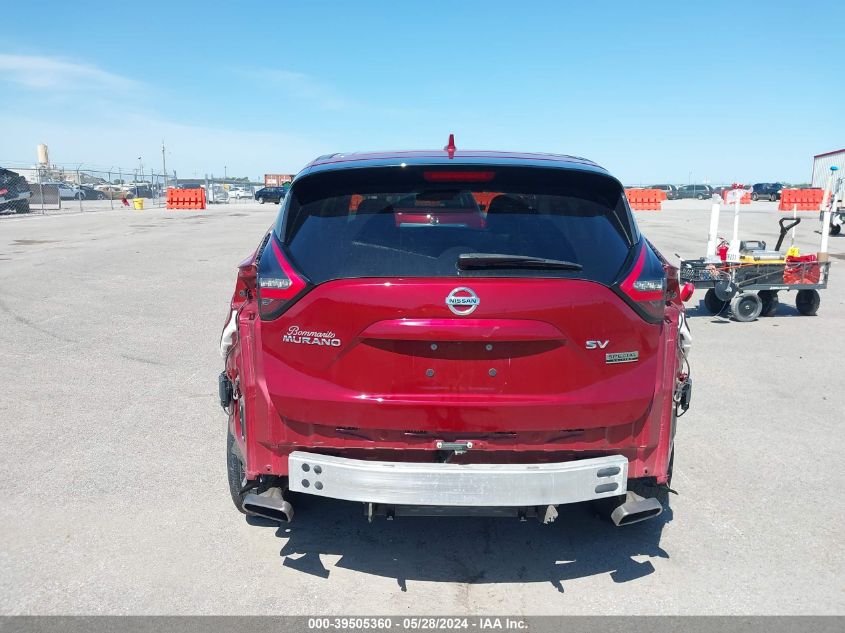 2021 Nissan Murano Sv Fwd VIN: 5N1AZ2BJ0MC123731 Lot: 39505360