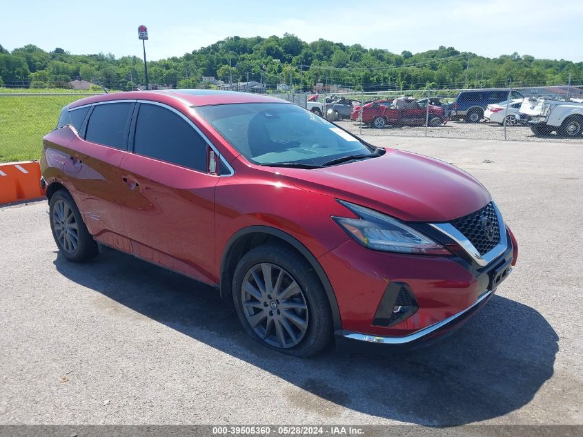 2021 Nissan Murano Sv Fwd VIN: 5N1AZ2BJ0MC123731 Lot: 39505360