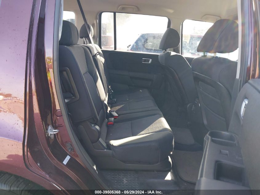 2011 Honda Pilot Ex VIN: 5FNYF4H46BB047988 Lot: 39505368