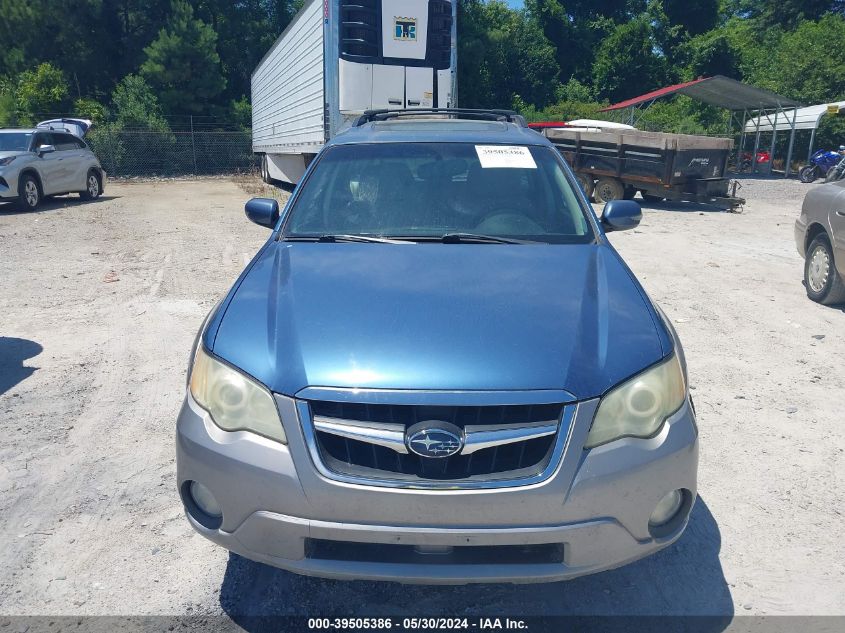 2008 Subaru Outback 2.5I Limited/2.5I Limited L.l. Bean Edition VIN: 4S4BP62C587316930 Lot: 39505386