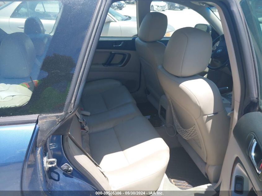 2008 Subaru Outback 2.5I Limited/2.5I Limited L.l. Bean Edition VIN: 4S4BP62C587316930 Lot: 39505386