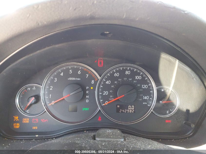 2008 Subaru Outback 2.5I Limited/2.5I Limited L.l. Bean Edition VIN: 4S4BP62C587316930 Lot: 39505386