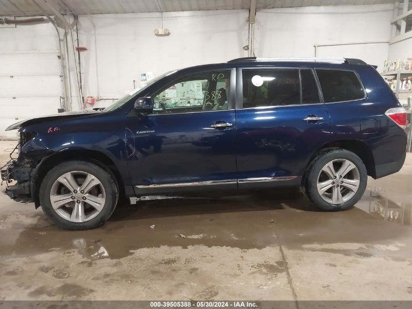 2012 Toyota Highlander Limited V6 VIN: 5TDDK3EH3CS106696 Lot: 39505388