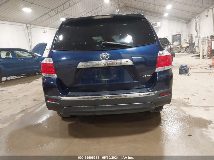 2012 Toyota Highlander Limited V6 VIN: 5TDDK3EH3CS106696 Lot: 39505388