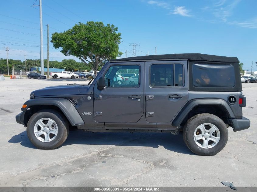 2021 Jeep Wrangler Unlimited Sport VIN: 1C4HJXDN4MW625650 Lot: 39505391