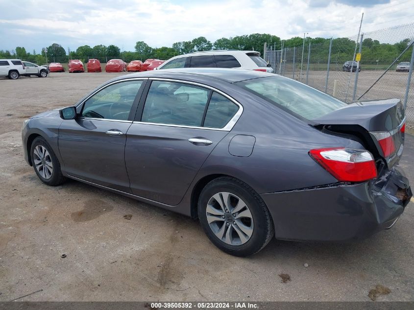 2014 Honda Accord Lx VIN: 1HGCR2F39EA144438 Lot: 39505392