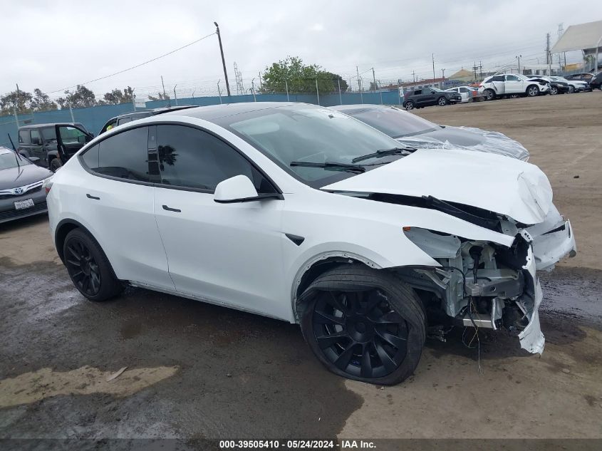 2022 TESLA MODEL Y LONG RANGE DUAL MOTOR ALL-WHEEL DRIVE - 7SAYGDEEXNF557536