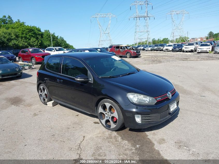 2012 Volkswagen Gti VIN: WVWED7AJ9CW191526 Lot: 39505414