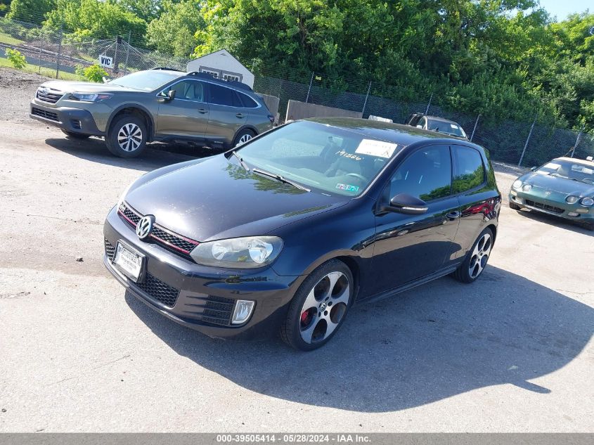 2012 Volkswagen Gti VIN: WVWED7AJ9CW191526 Lot: 39505414