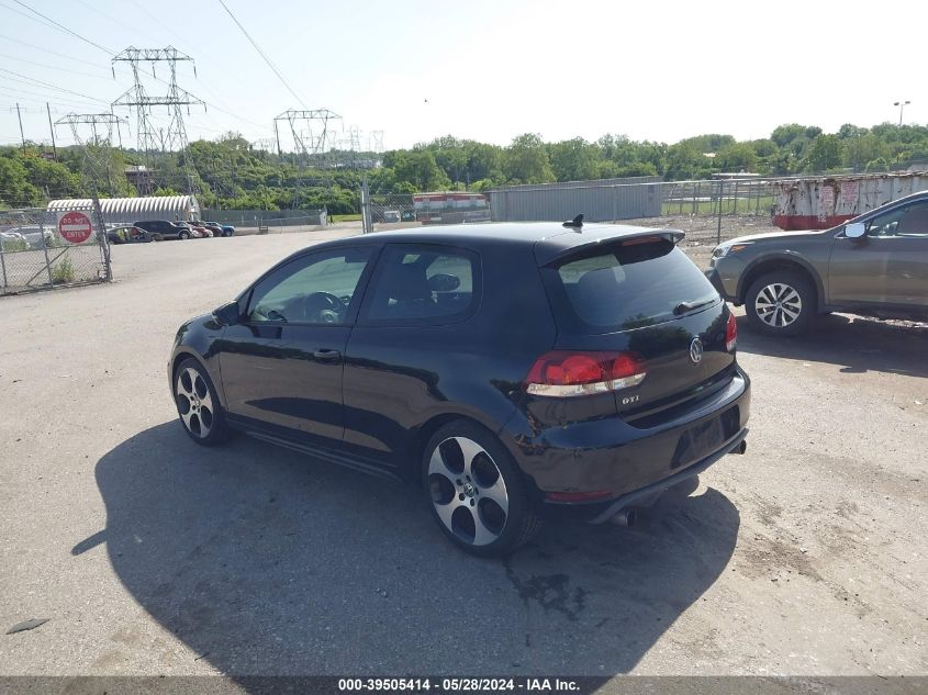 2012 Volkswagen Gti VIN: WVWED7AJ9CW191526 Lot: 39505414