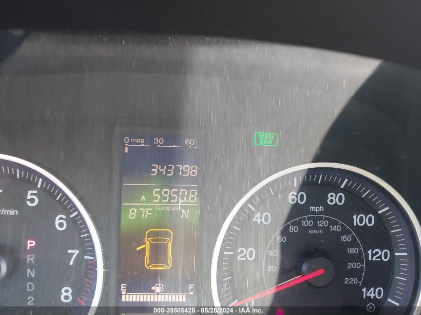 2010 Honda Cr-V Ex-L VIN: 5J6RE3H7XAL007768 Lot: 39505425