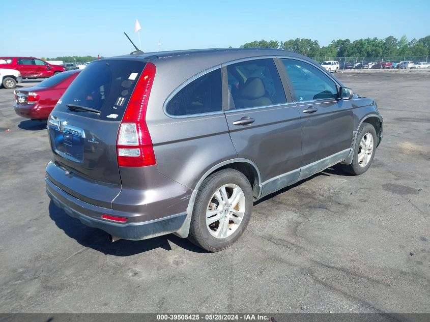 2010 Honda Cr-V Ex-L VIN: 5J6RE3H7XAL007768 Lot: 39505425