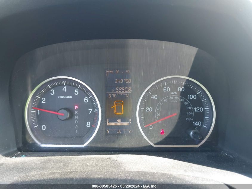 2010 Honda Cr-V Ex-L VIN: 5J6RE3H7XAL007768 Lot: 39505425