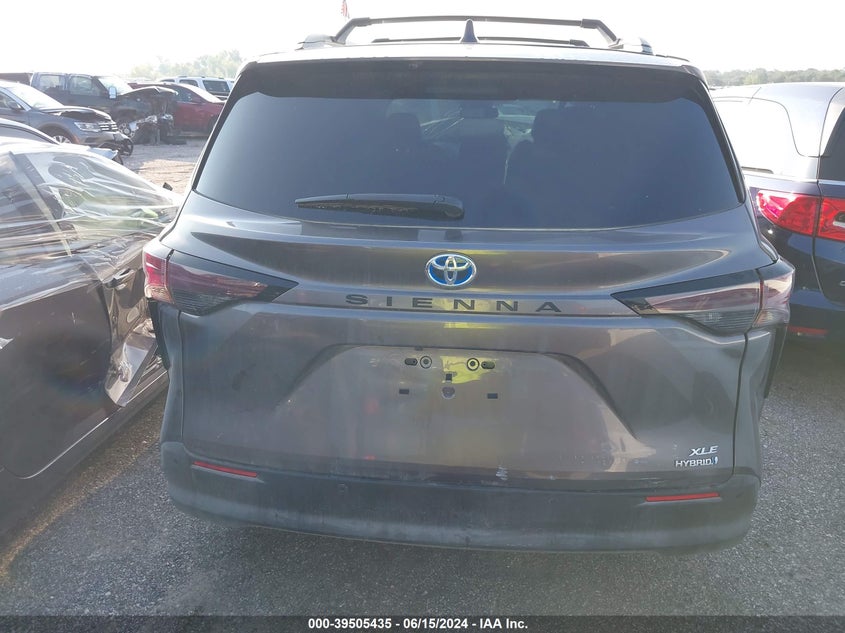 2024 Toyota Sienna Xle VIN: 5TDYRKECXRS201678 Lot: 39505435