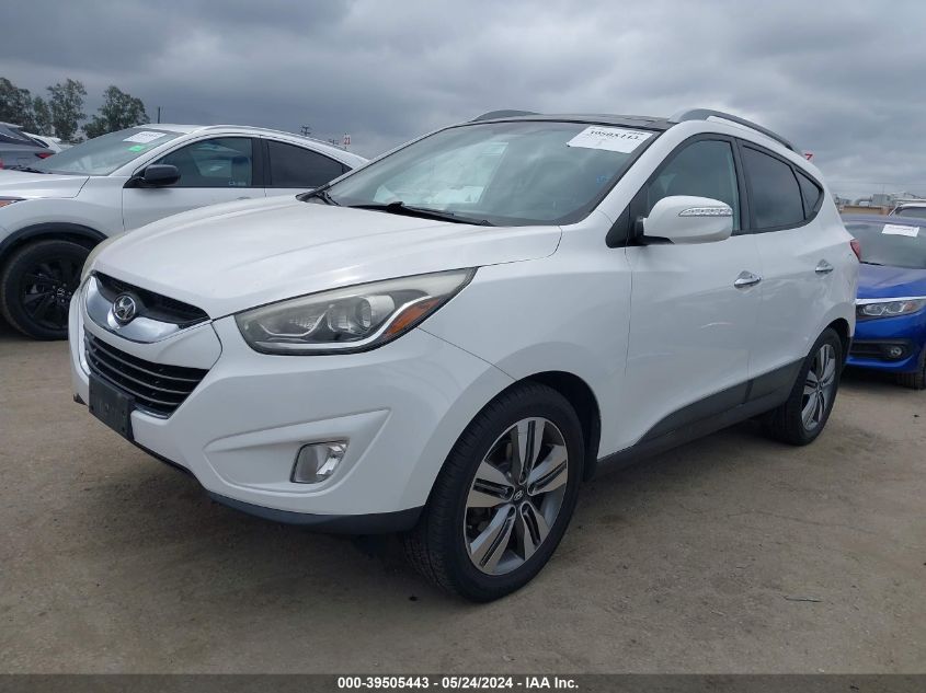 2015 Hyundai Tucson Limited VIN: KM8JU3AG3FU091686 Lot: 39505443