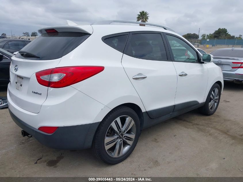 2015 Hyundai Tucson Limited VIN: KM8JU3AG3FU091686 Lot: 39505443