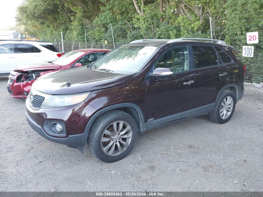 2011 Kia Sorento Ex VIN: 5XYKUCA16BG122039 Lot: 39505462