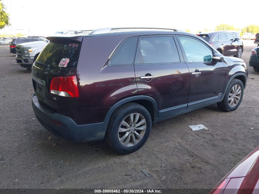 2011 Kia Sorento Ex VIN: 5XYKUCA16BG122039 Lot: 39505462