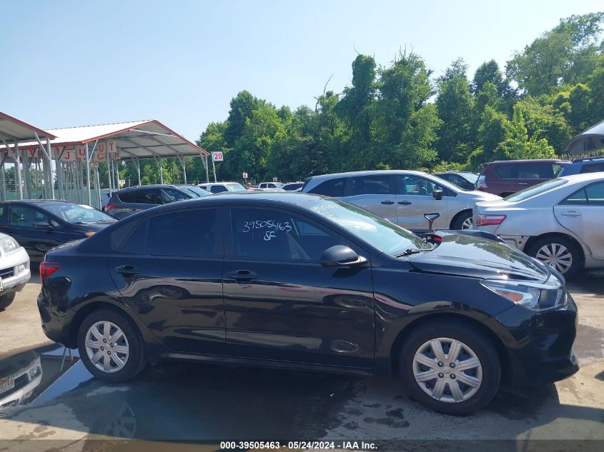 2022 Kia Rio S VIN: 3KPA24AD2NE472528 Lot: 39505463