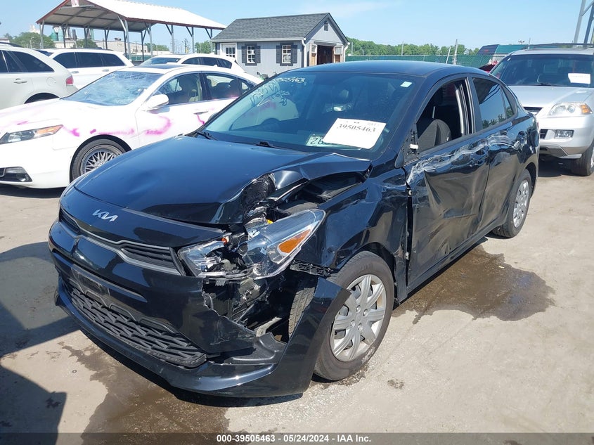 2022 Kia Rio S VIN: 3KPA24AD2NE472528 Lot: 39505463