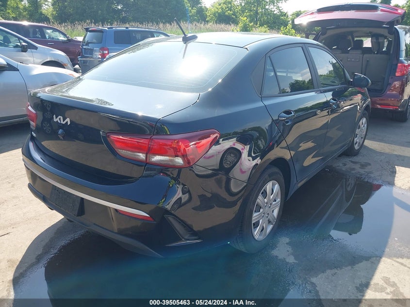 2022 Kia Rio S VIN: 3KPA24AD2NE472528 Lot: 39505463