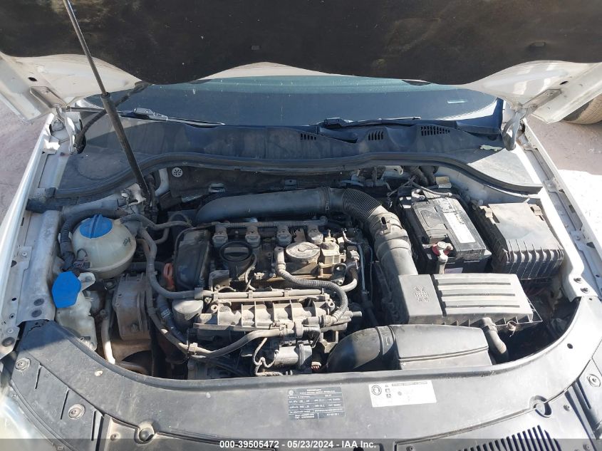 2010 Volkswagen Passat Komfort VIN: WVWJM7AN8AE080549 Lot: 39505472