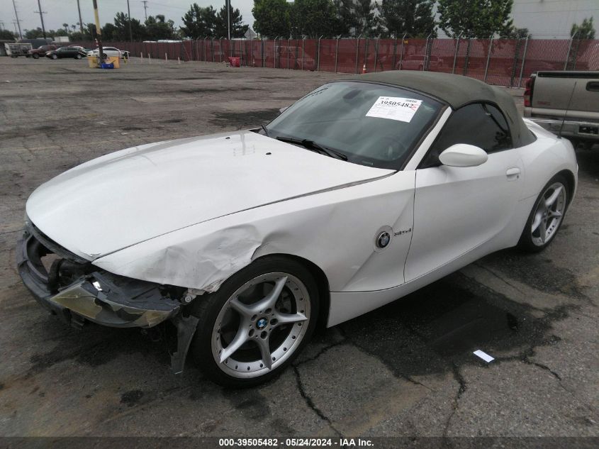 2006 BMW Z4 3.0Si VIN: 4USBU535X6LX00529 Lot: 39505482