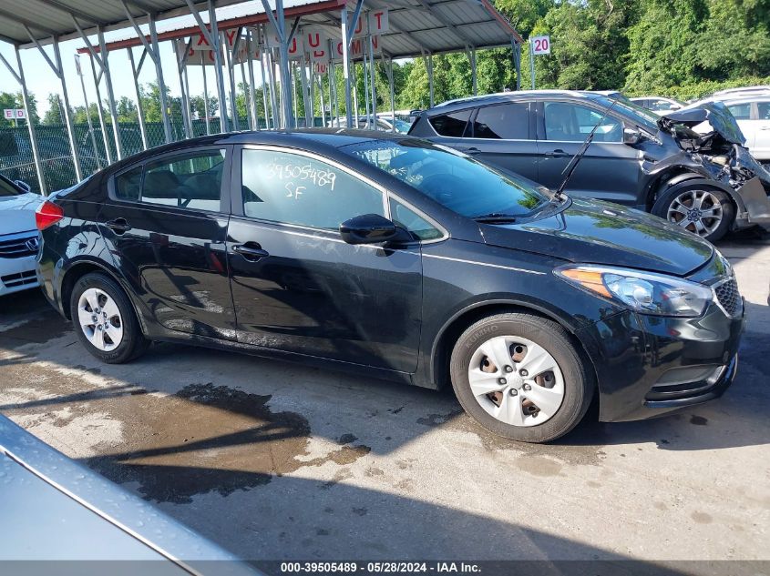 2014 Kia Forte Lx VIN: KNAFK4A6XE5140918 Lot: 39505489