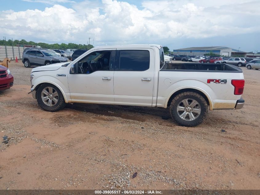 2018 Ford F-150 Lariat VIN: 1FTEW1E55JKC91440 Lot: 39505517