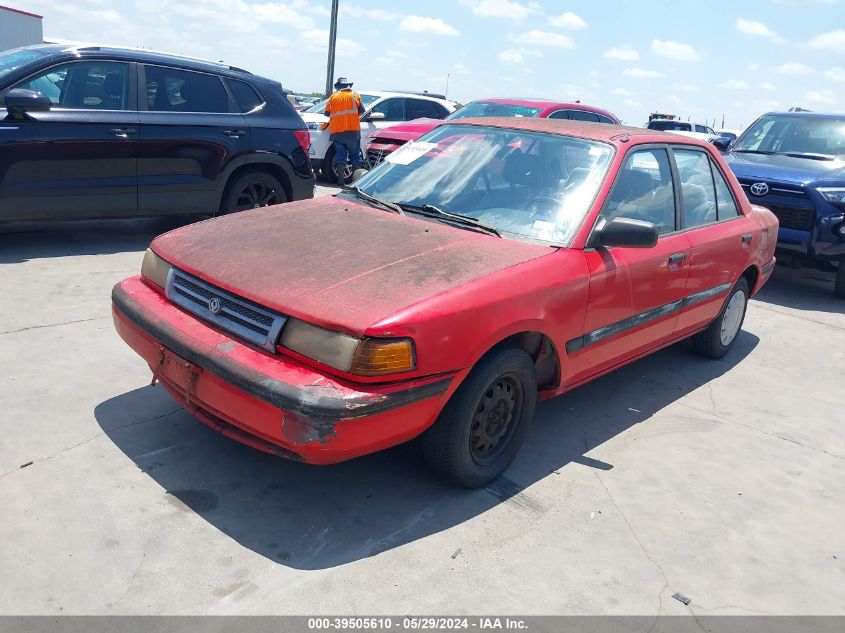 1993 Mazda Protege Dx VIN: JM1BG2247P0590563 Lot: 39505610