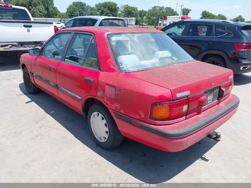 1993 Mazda Protege Dx VIN: JM1BG2247P0590563 Lot: 39505610