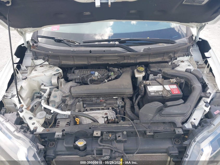 2017 Nissan Rogue Sv VIN: KNMAT2MV2HP615603 Lot: 39505615