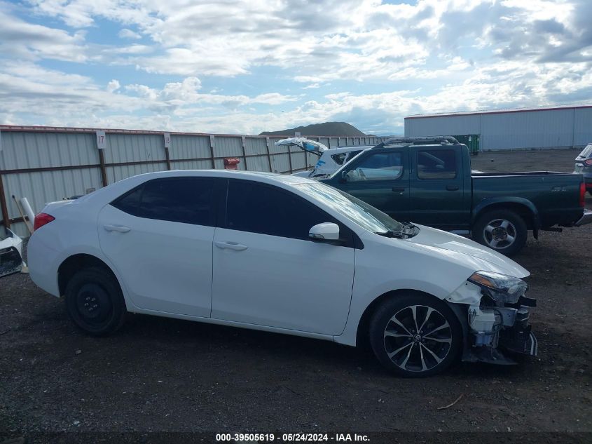 2017 Toyota Corolla Se VIN: 2T1BURHE3HC802187 Lot: 39505619