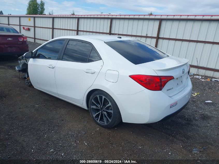 2017 Toyota Corolla Se VIN: 2T1BURHE3HC802187 Lot: 39505619