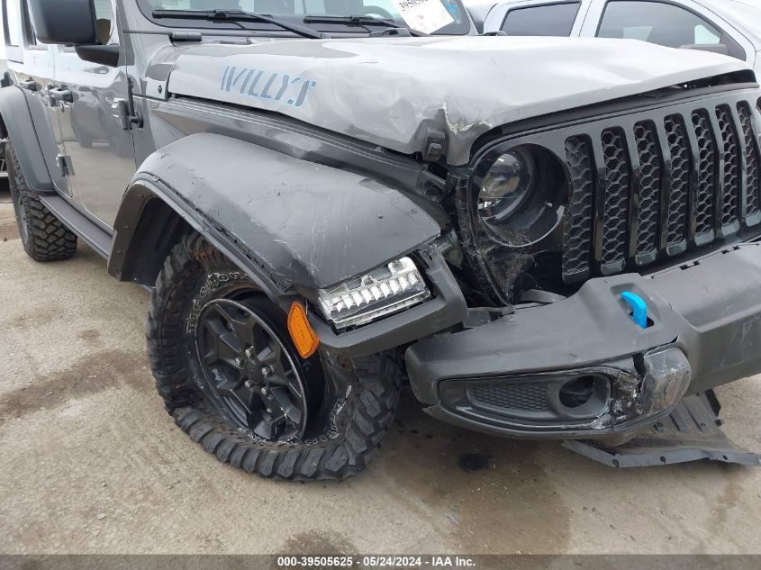 2023 Jeep Wrangler 4Xe 4X4 VIN: 1C4JJXN6XPW591260 Lot: 39505625