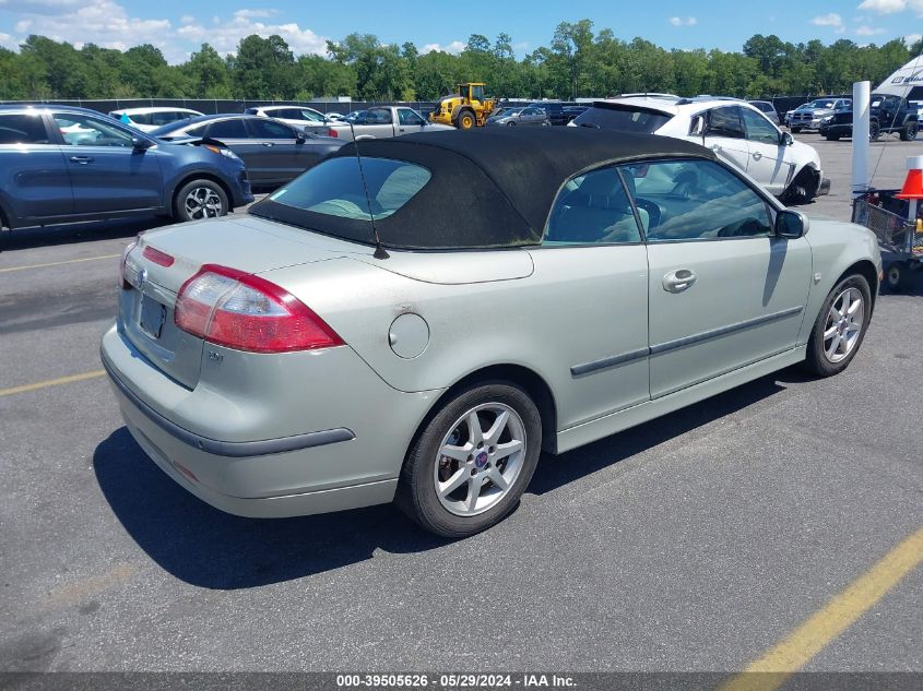 2007 Saab 9-3 2.0T VIN: YS3FD79Y476104992 Lot: 39505626