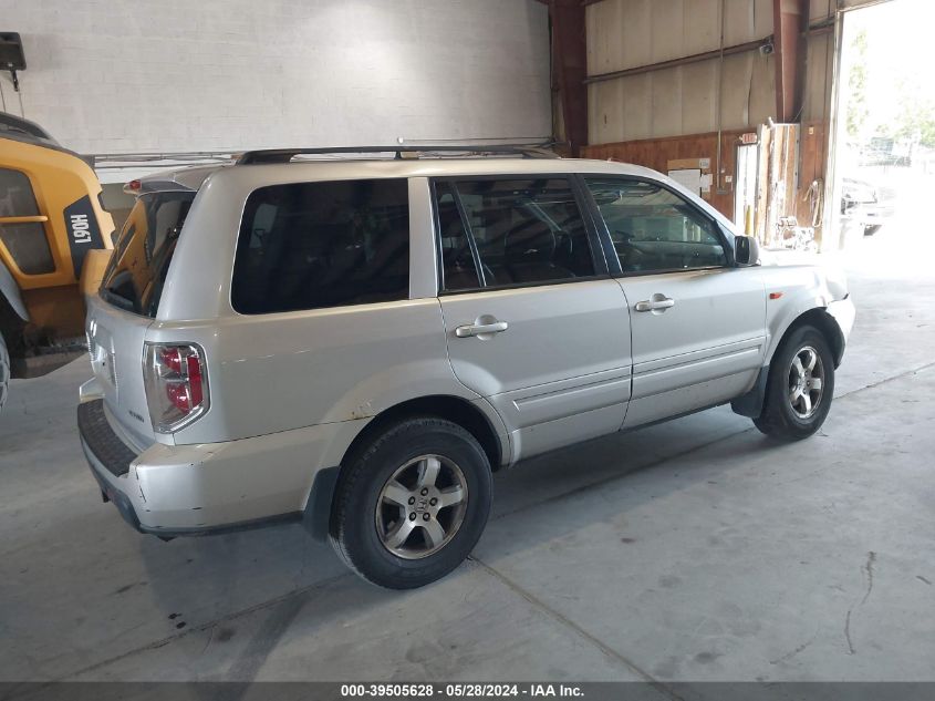 2006 Honda Pilot Ex-L VIN: 2HKYF18536H555852 Lot: 39505628