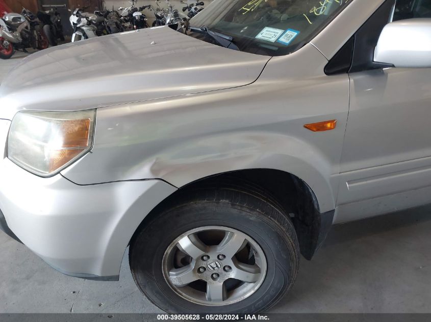 2006 Honda Pilot Ex-L VIN: 2HKYF18536H555852 Lot: 39505628