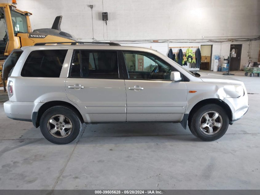 2006 Honda Pilot Ex-L VIN: 2HKYF18536H555852 Lot: 39505628