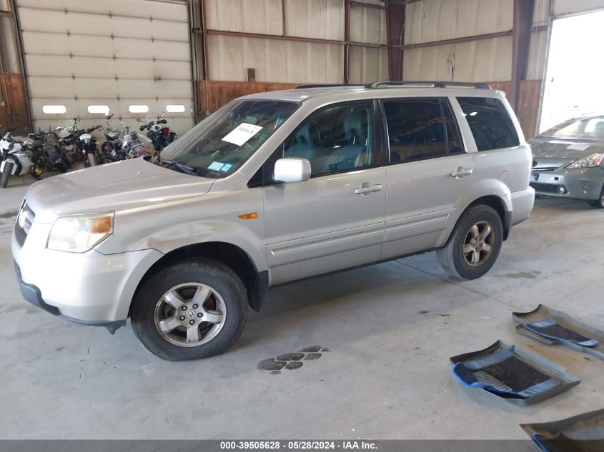 2006 Honda Pilot Ex-L VIN: 2HKYF18536H555852 Lot: 39505628