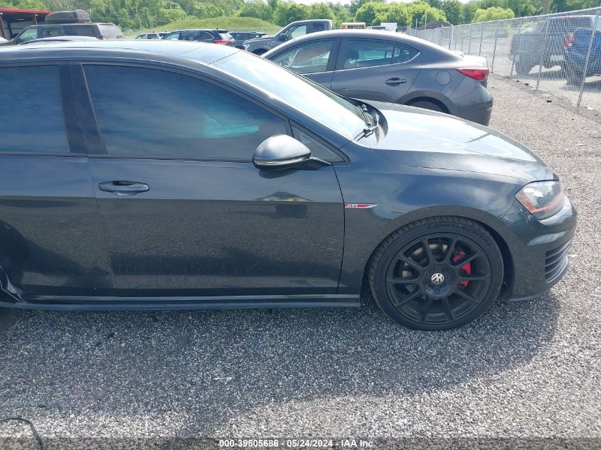 2015 VOLKSWAGEN GOLF GTI 2.0T AUTOBAHN 4-DOOR - 3VW4T7AU5FM030925