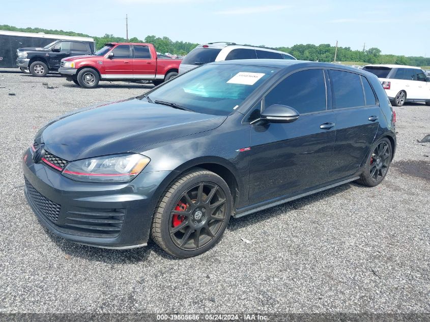 2015 VOLKSWAGEN GOLF GTI 2.0T AUTOBAHN 4-DOOR - 3VW4T7AU5FM030925