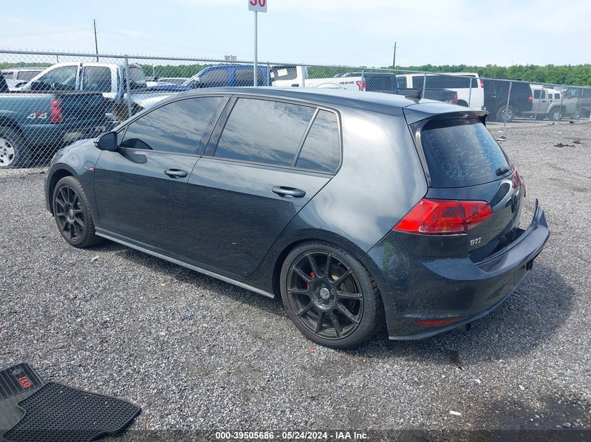2015 VOLKSWAGEN GOLF GTI 2.0T AUTOBAHN 4-DOOR - 3VW4T7AU5FM030925